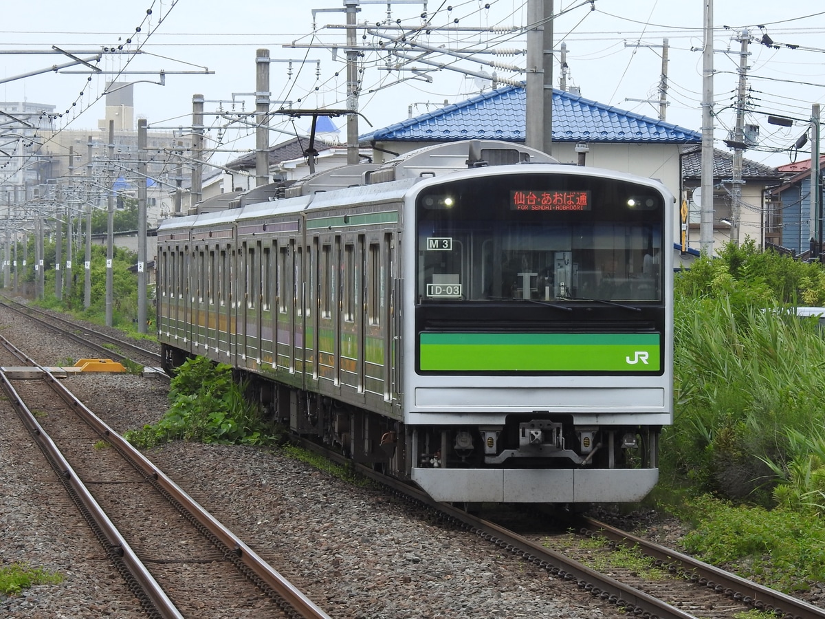 JR東日本 仙台車両センター宮城野派出所 205系 M3編成