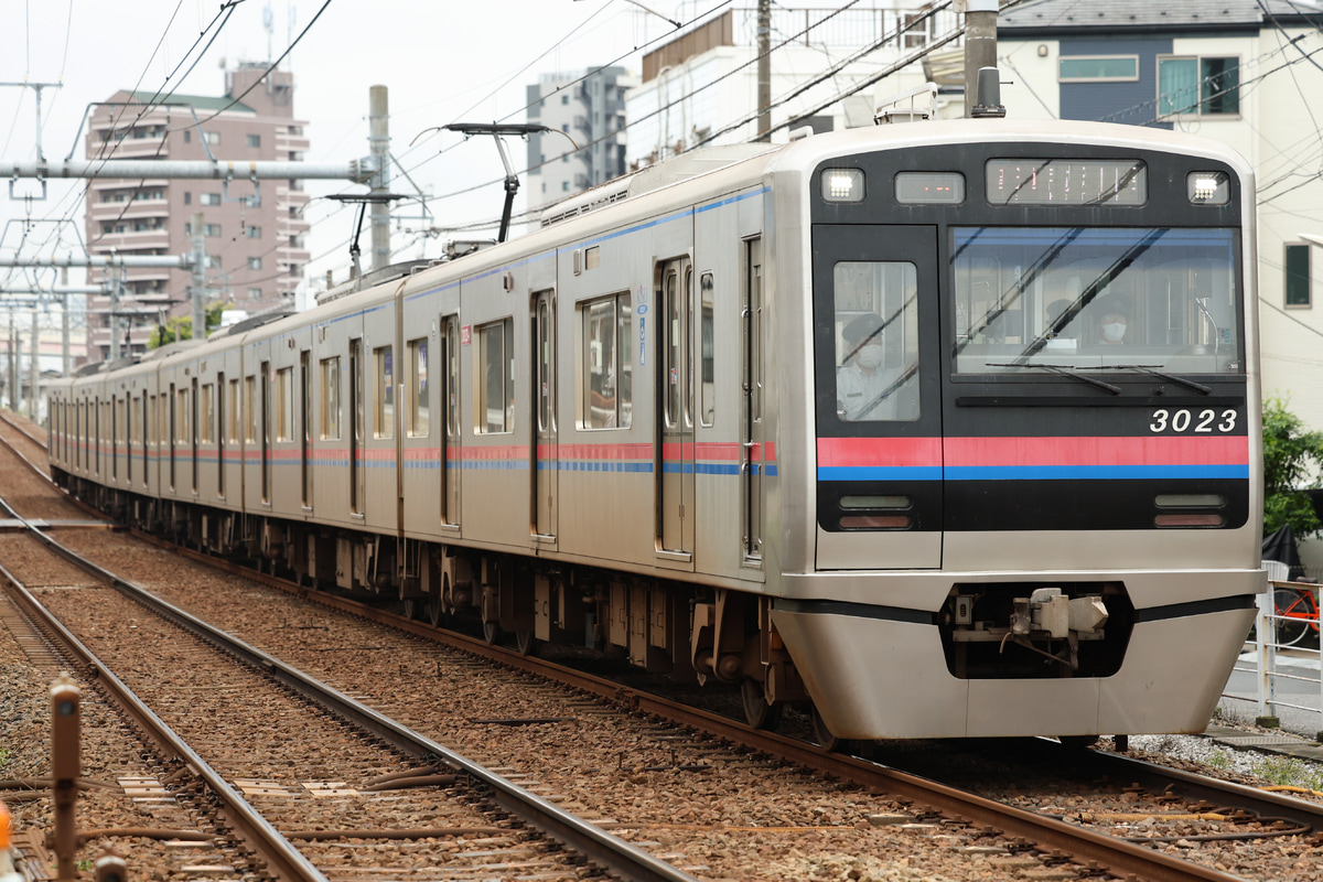 京成電鉄 宗吾車両基地 3000形 3023編成