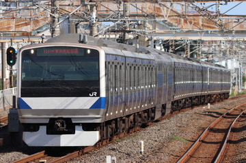 JR東日本E531系カツK421編成を馬橋駅で撮影した画像