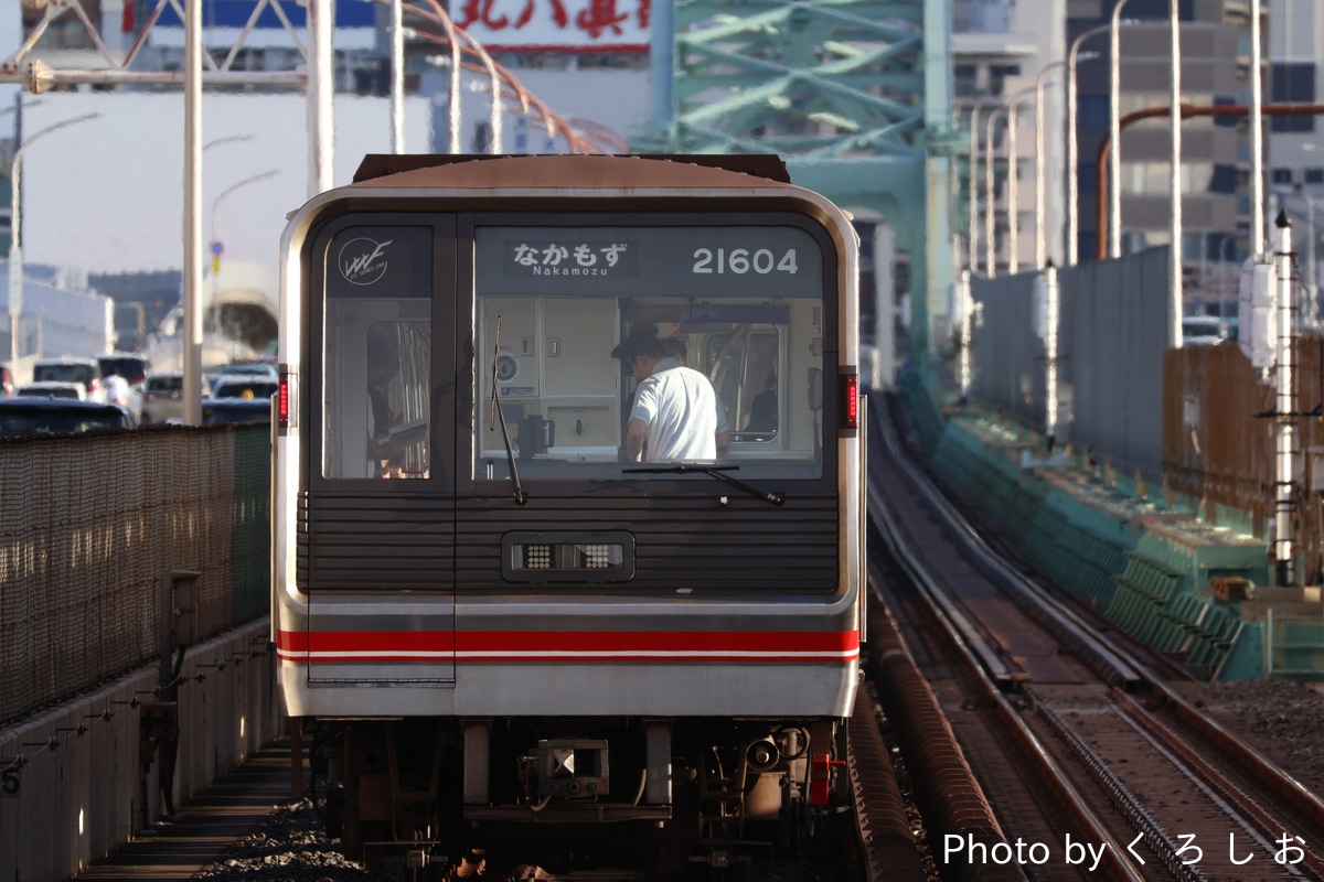 大阪市高速電気軌道 中百舌鳥検車場 21系 21604F