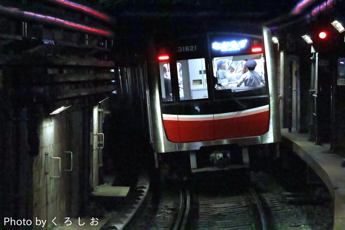 大阪市高速電気軌道 中百舌鳥検車場 30000系 31621F