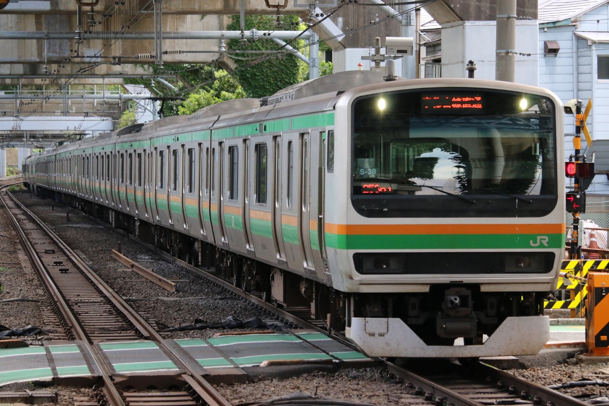 JR東日本 国府津車両センター E231系 コツS-28編成