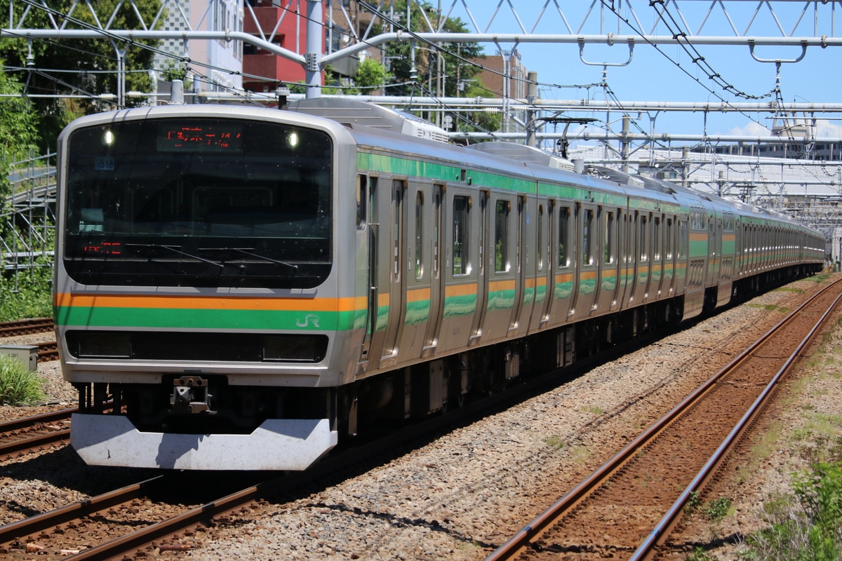 JR東日本 小山車両センター E231系 ヤマU518編成