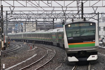 JR東日本E233系コツE12編成を宮原駅で撮影した画像