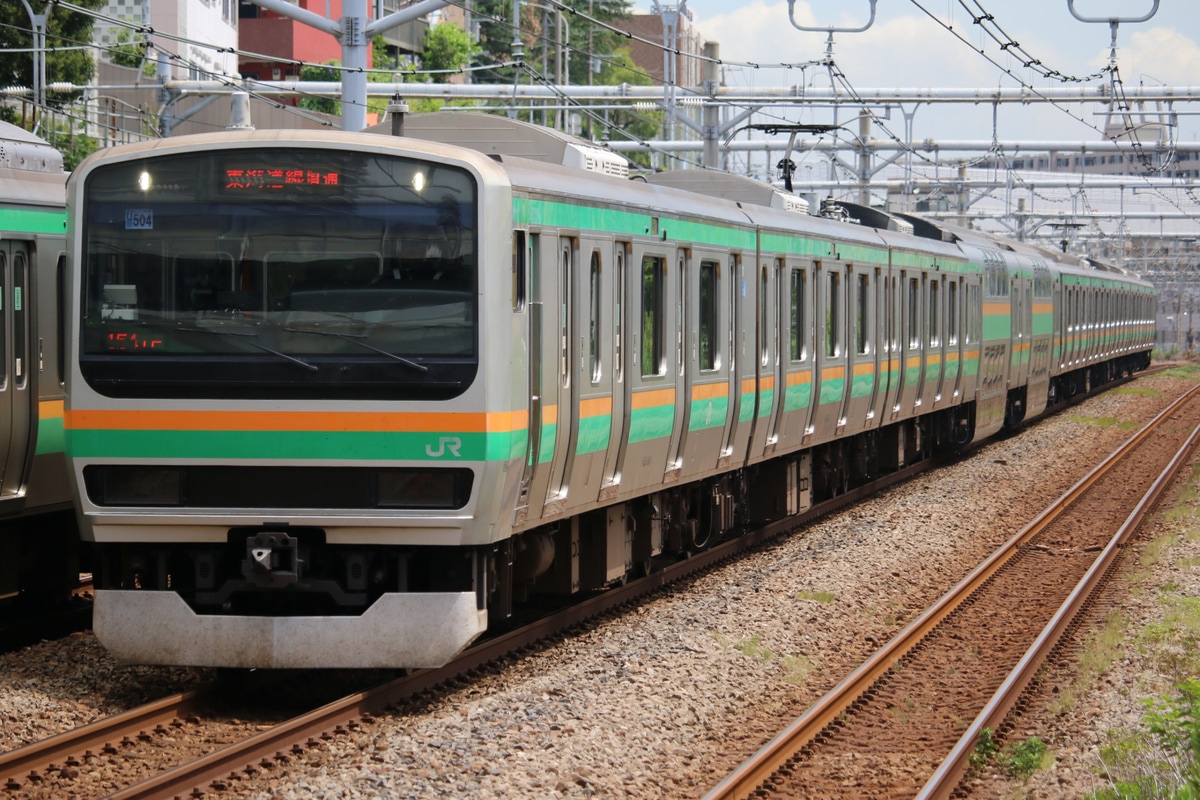 JR東日本 小山車両センター E231系 ヤマU504編成