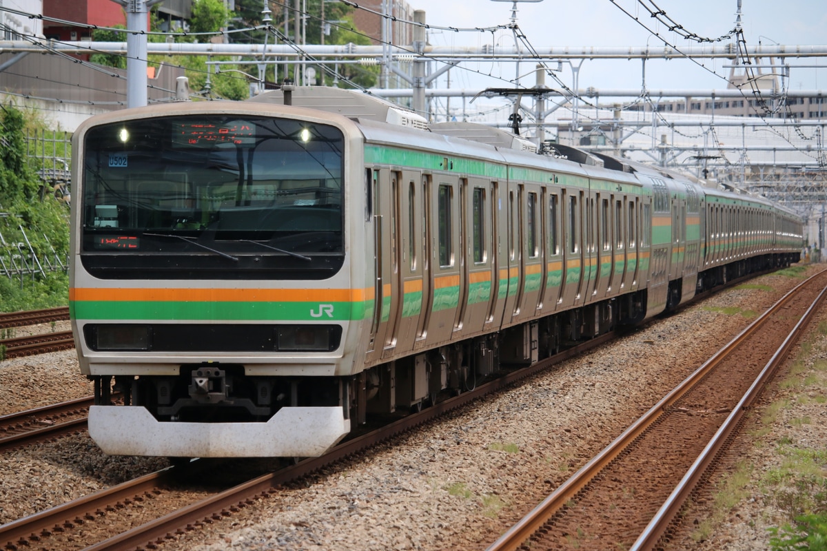 JR東日本 小山車両センター E231系 ヤマU502編成