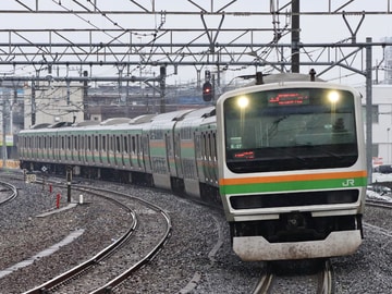 JR東日本E231系コツK37編成を宮原駅で撮影した画像