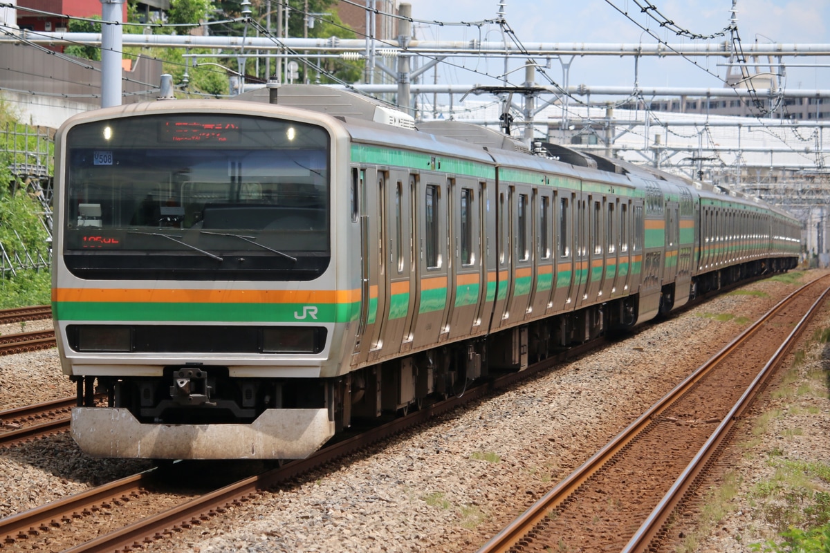 JR東日本 小山車両センター E231系 ヤマU508編成