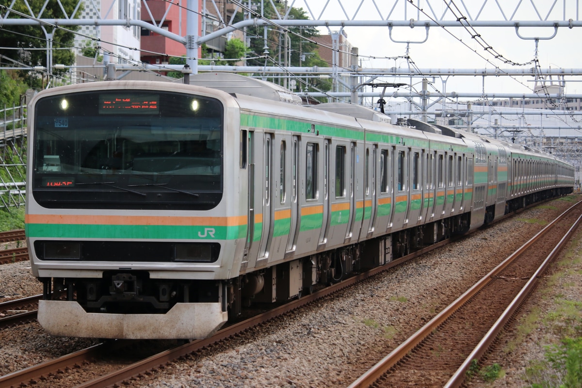 JR東日本 小山車両センター E231系 ヤマU540編成