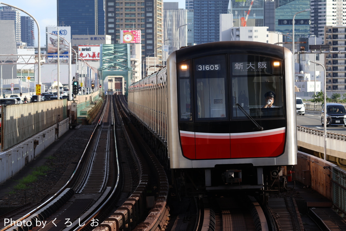 大阪市高速電気軌道 中百舌鳥検車場 30000系 31605F