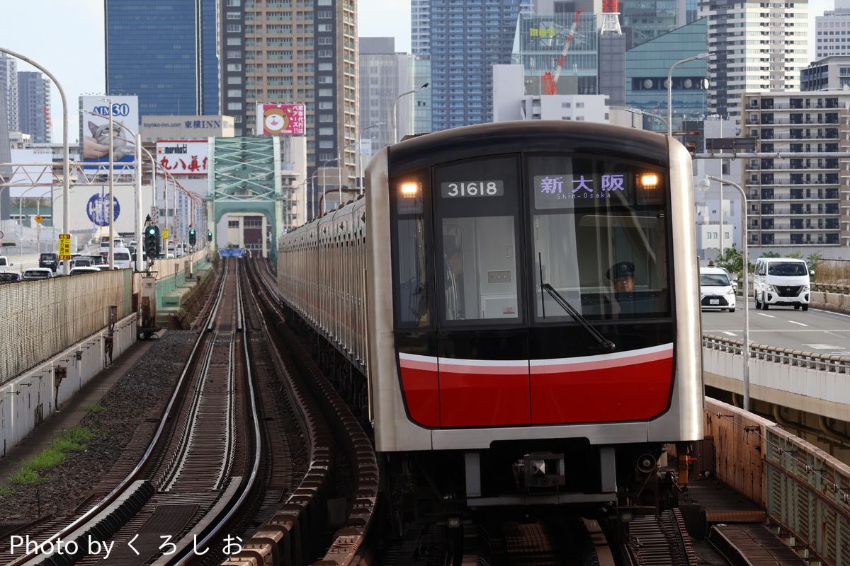 大阪市高速電気軌道 中百舌鳥検車場 30000系 31618F