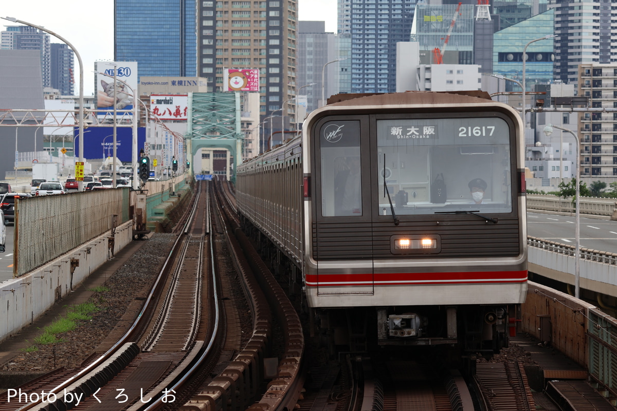 大阪市高速電気軌道 中百舌鳥検車場 21系 21617F