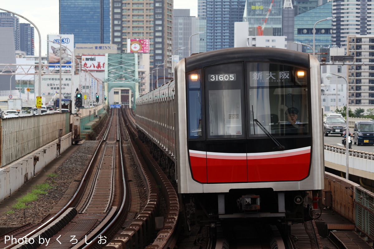 大阪市高速電気軌道 中百舌鳥検車場 30000系 31605F