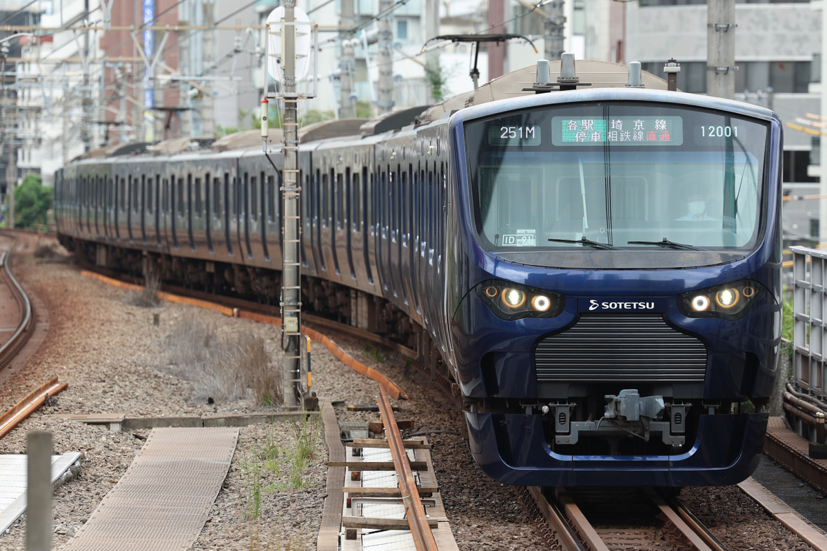 相模鉄道 かしわ台車両センター 12000系 12101F