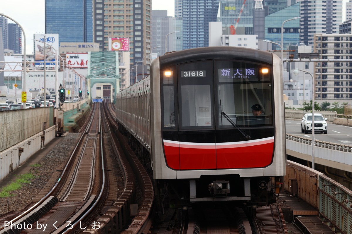 大阪市高速電気軌道 中百舌鳥検車場 30000系 31618F