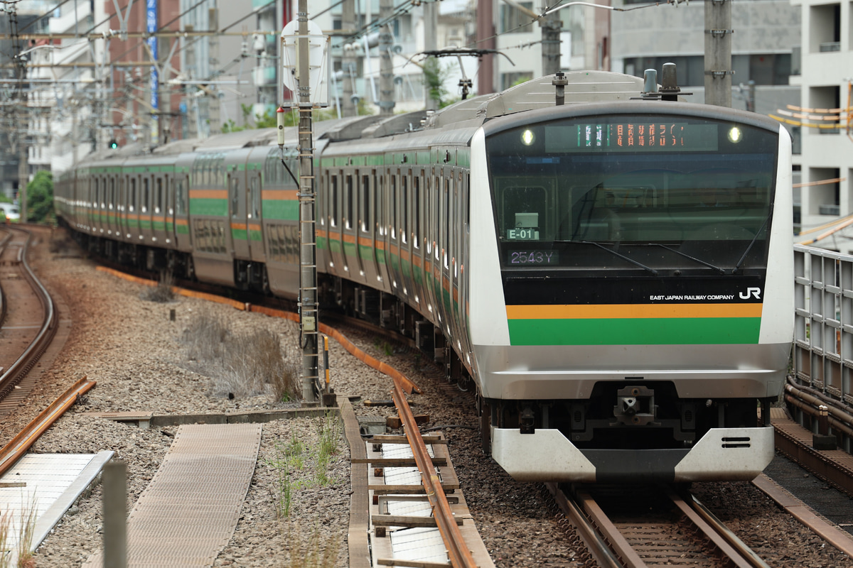 JR東日本 国府津車両センター E233系 コツE-01編成