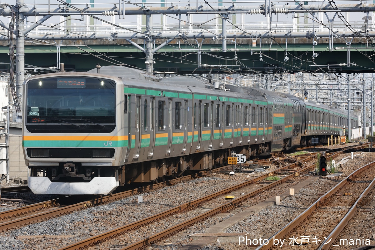 JR東日本 国府津車両センター E231系 コツK-02編成