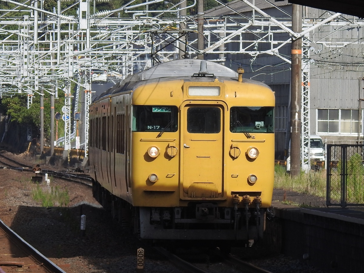JR西日本 下関総合車両所本所 115系3000番台 N17編成