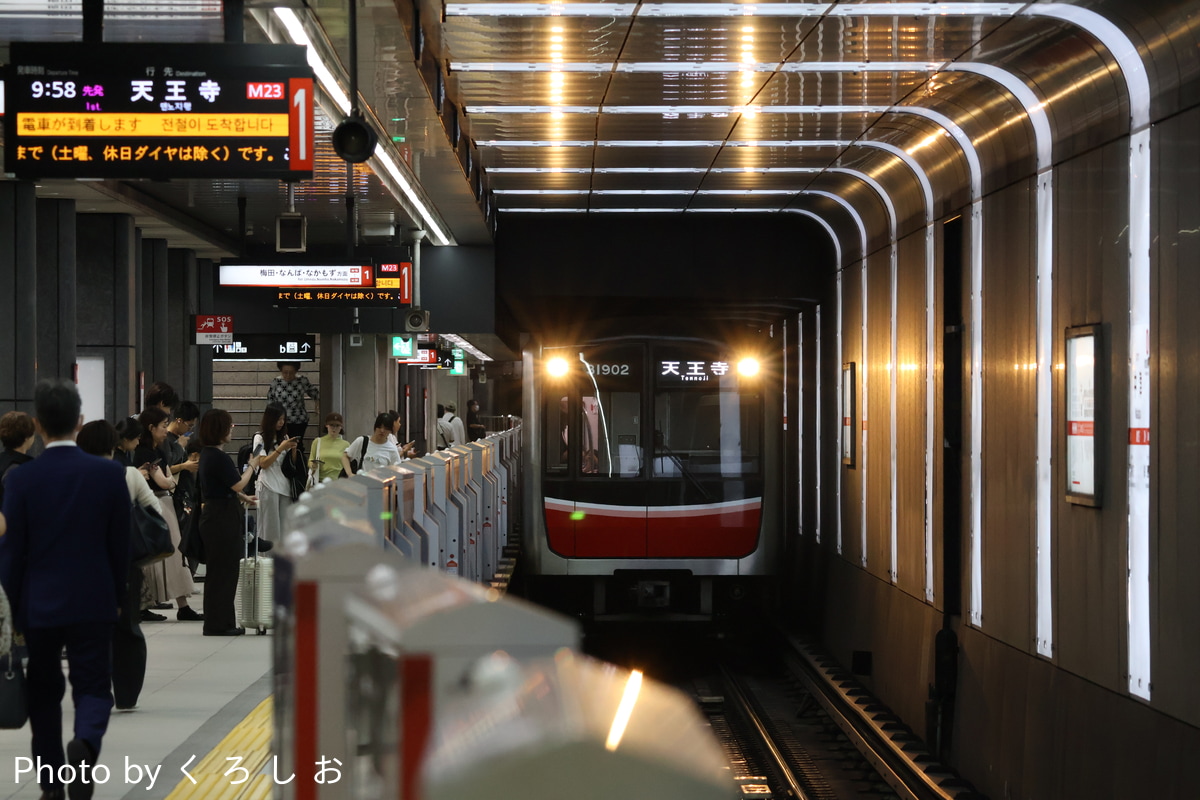 大阪市高速電気軌道 中百舌鳥検車場 30000系 31602F