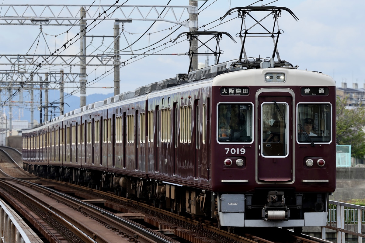 阪急電鉄 西宮車庫 7000系 7019F