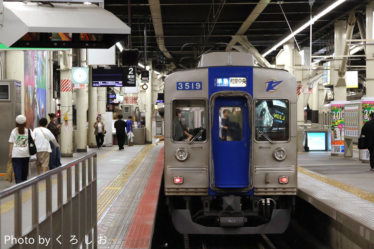 南海電気鉄道 光明池検車区 3000系 3519F