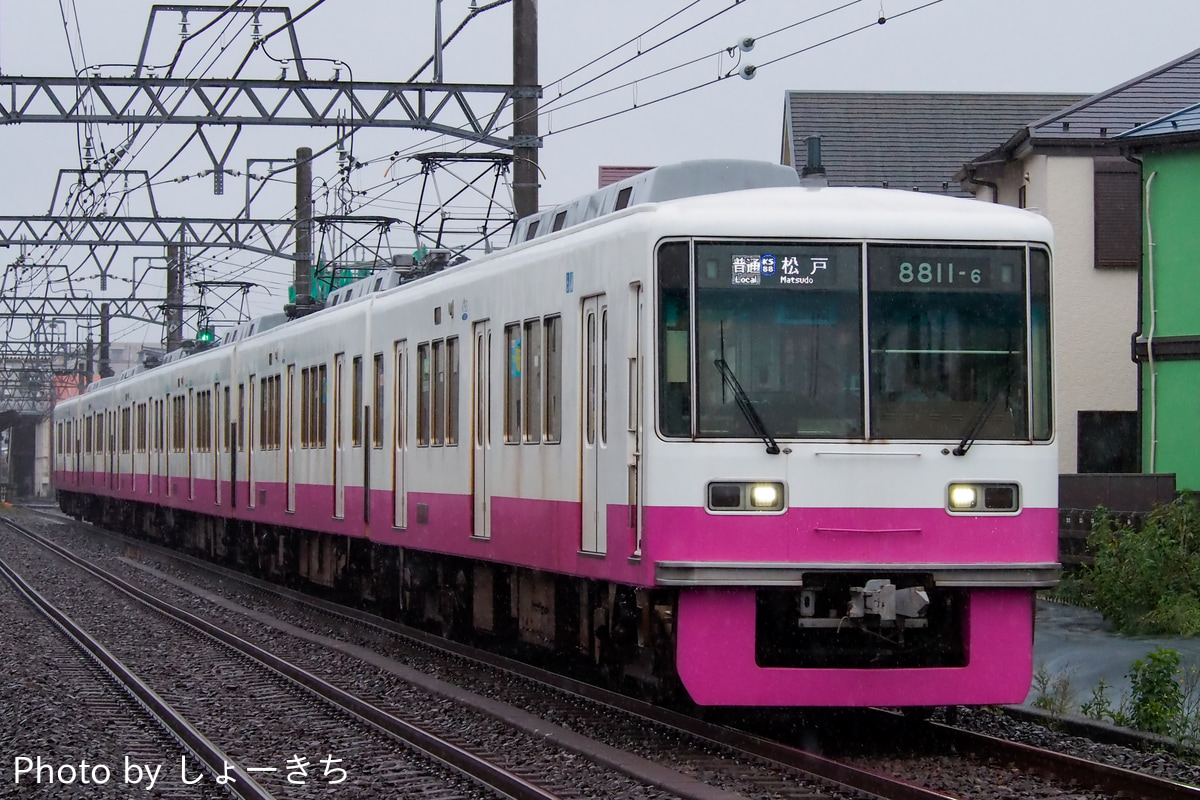 京成電鉄 くぬぎ山車両基地 8800形 8811F