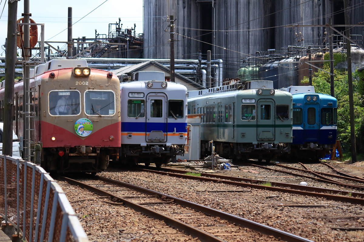 銚子電気鉄道 仲ノ町車庫 2000形 2002F