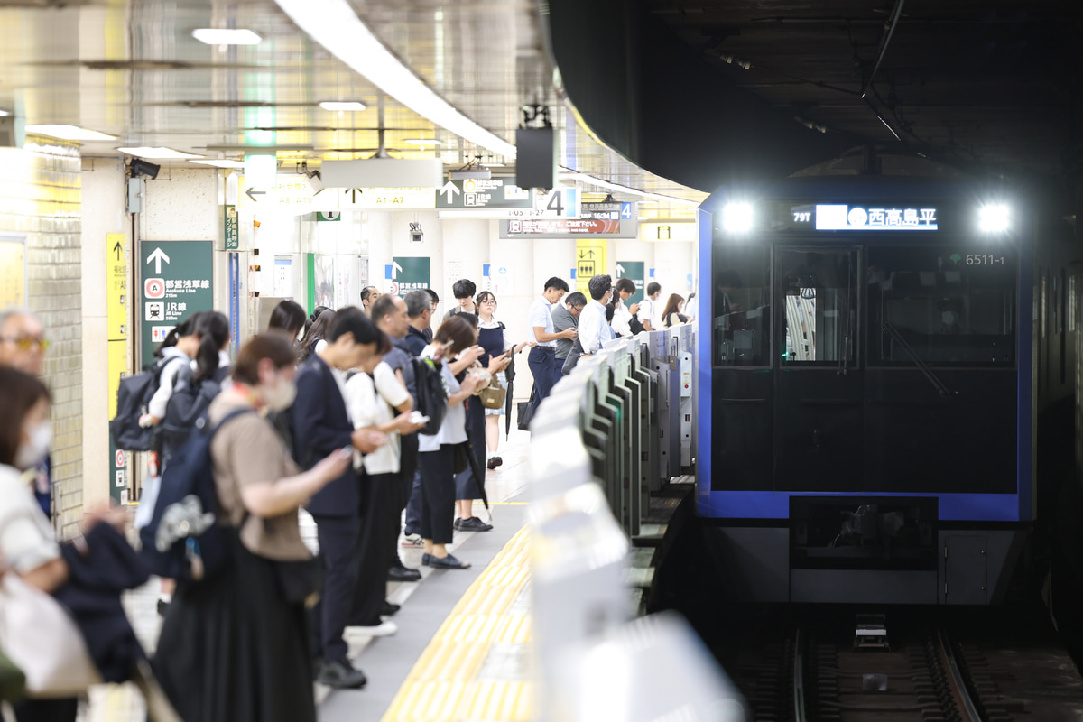 東京都交通局 志村検車場 6500形 6511F