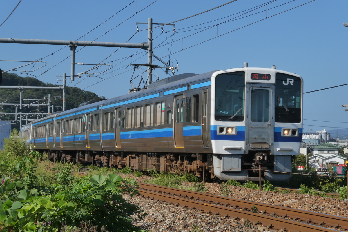 JR西日本 下関総合車両所岡山電車支所 213系 C12編成
