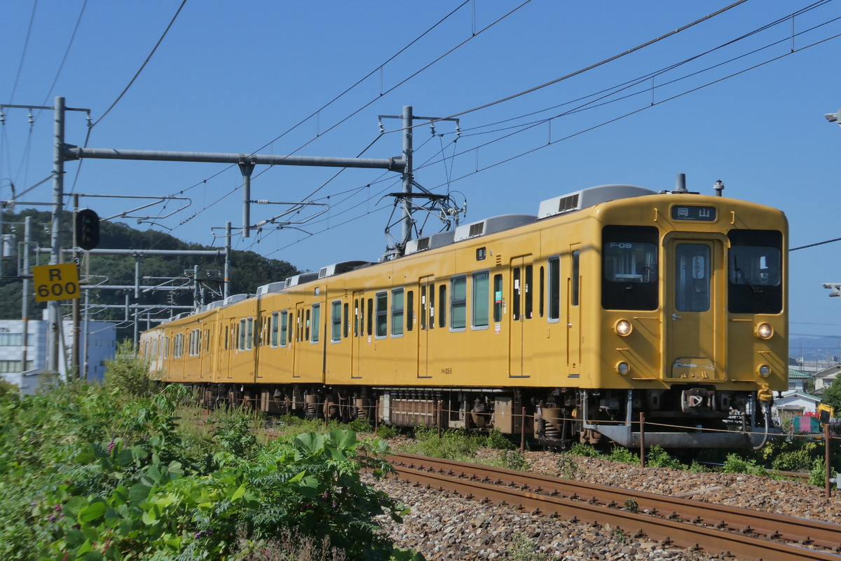 JR西日本 下関総合車両所岡山電車支所 105系 F08編成