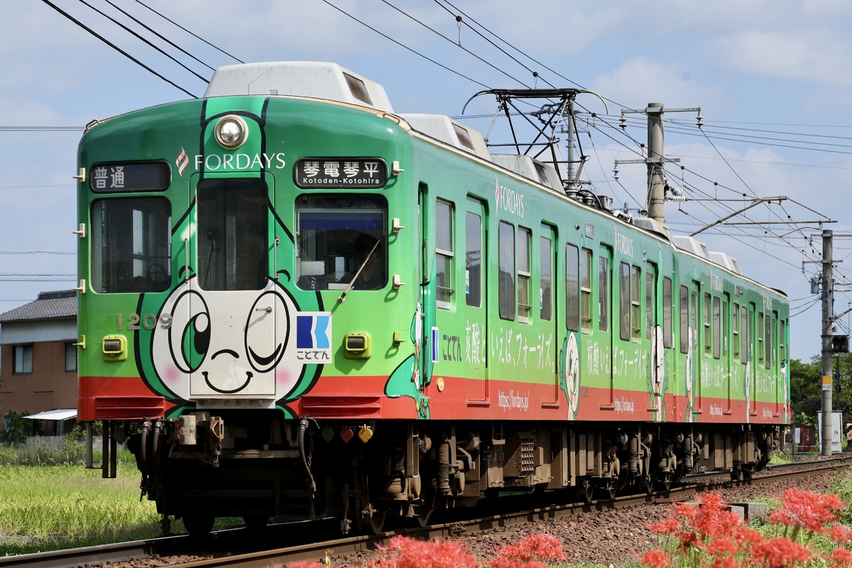 高松琴平電気鉄道 仏生山工場 1200形 1209