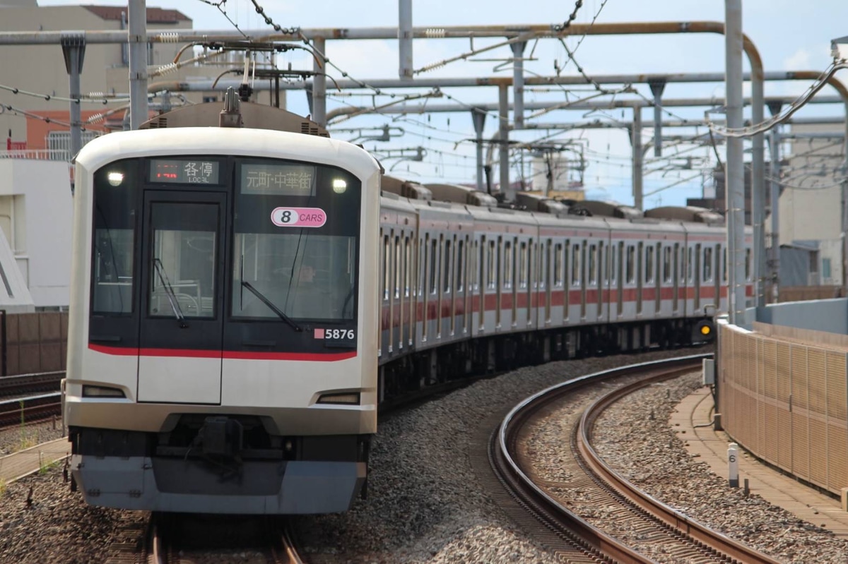西武鉄道 元住吉検車区 5050系 5876F