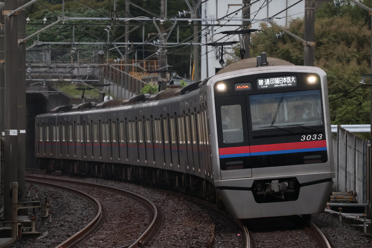 京成電鉄 宗吾車両基地 3000形 3033F
