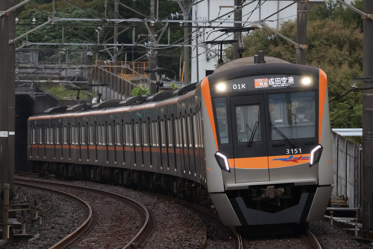 京成電鉄 宗吾車両基地 3100形 3151F