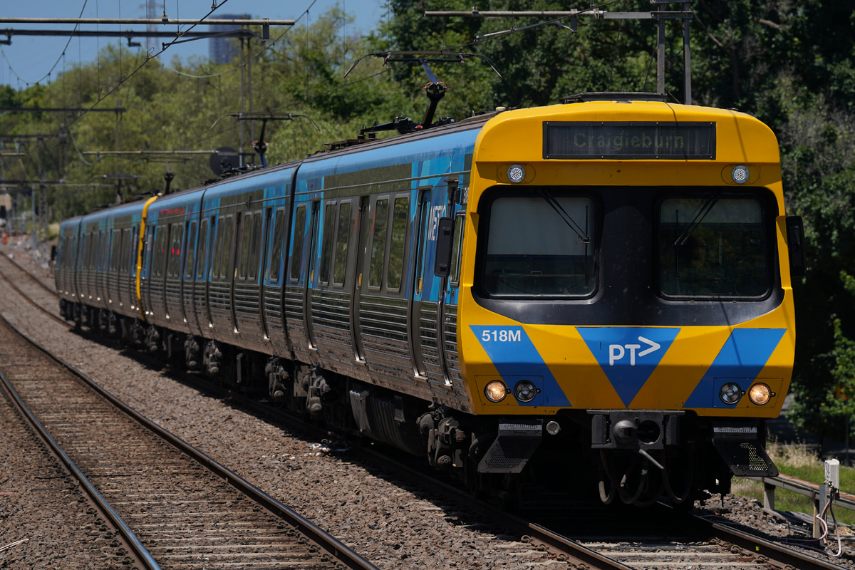 Metro Train Melbourne  Comeng 518M