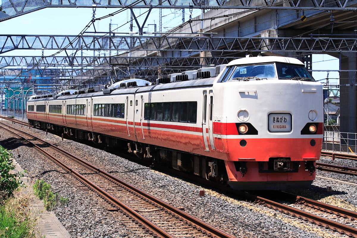JR東日本 大宮総合車両センター 189系 オオOM201編成