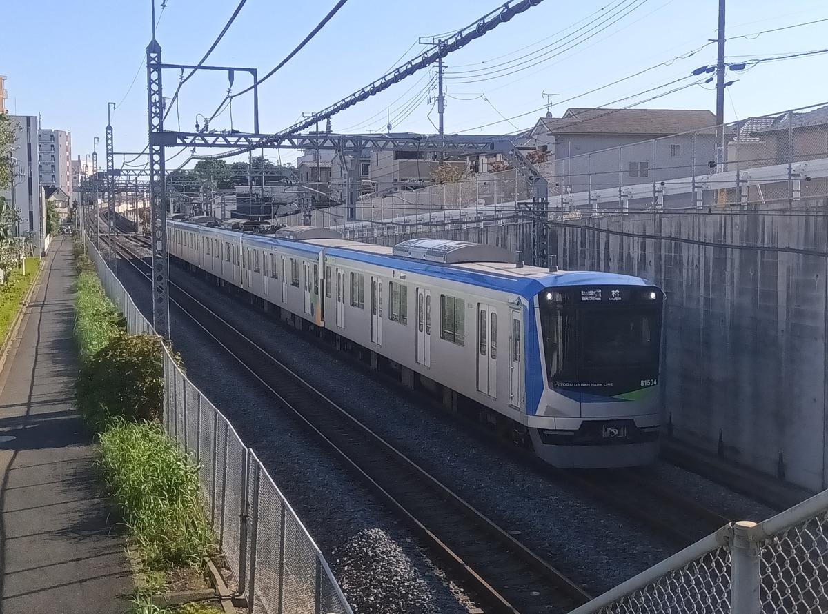 東武鉄道 南栗橋車両管区七光台支所 80000系 81504F