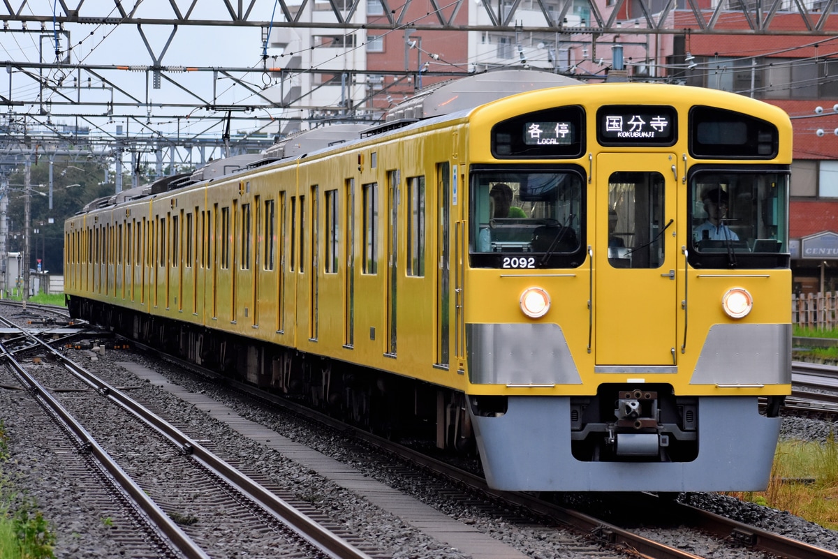 西武鉄道 玉川上水車両管理所 2000系 2091F