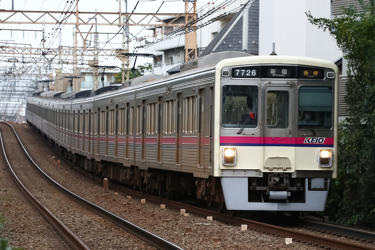 京王電鉄 若葉台検車区 7000系 7726f