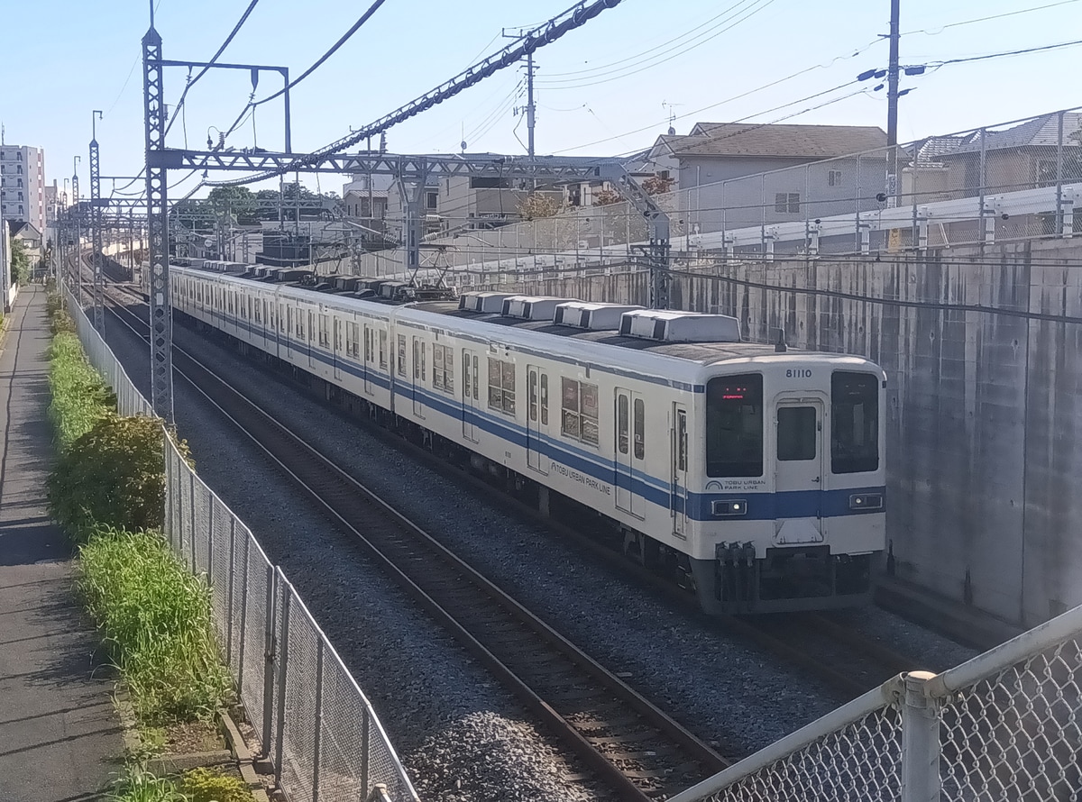 東武鉄道 南栗橋車両管区七光台支所 8000系 81110F