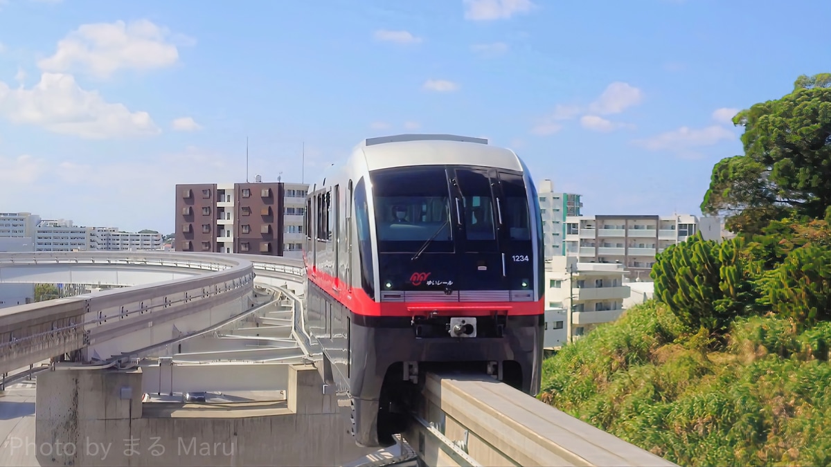 沖縄都市モノレール 沖縄都市モノレール運営基地 1000形 34編成