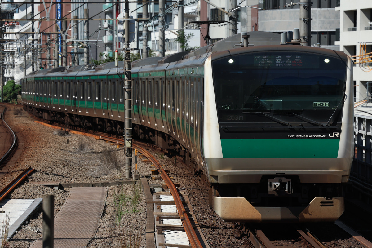 JR東日本 川越車両センター E233系 ハエ106編成