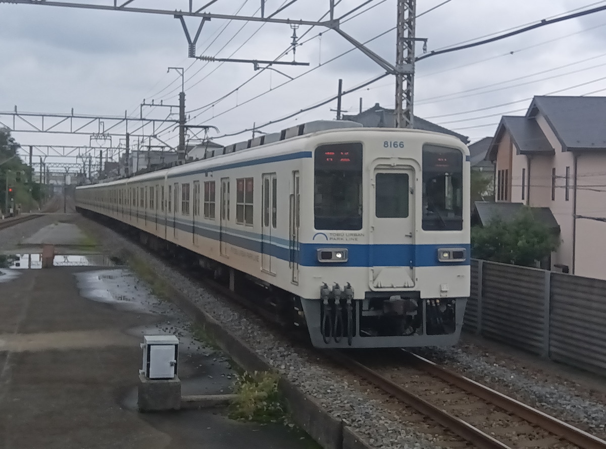 東武鉄道 南栗橋車両管区七光台支所 8000系 8166F