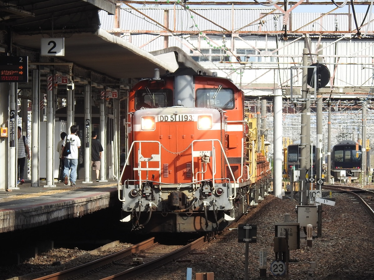 JR西日本 網干総合車両所宮原支所 DD51形 DD51-1193