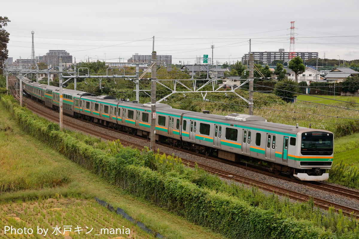JR東日本 小山車両センター E231系 ヤマU502編成