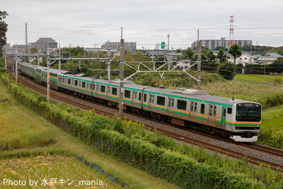 JR東日本 国府津車両センター E231系 コツK-10編成