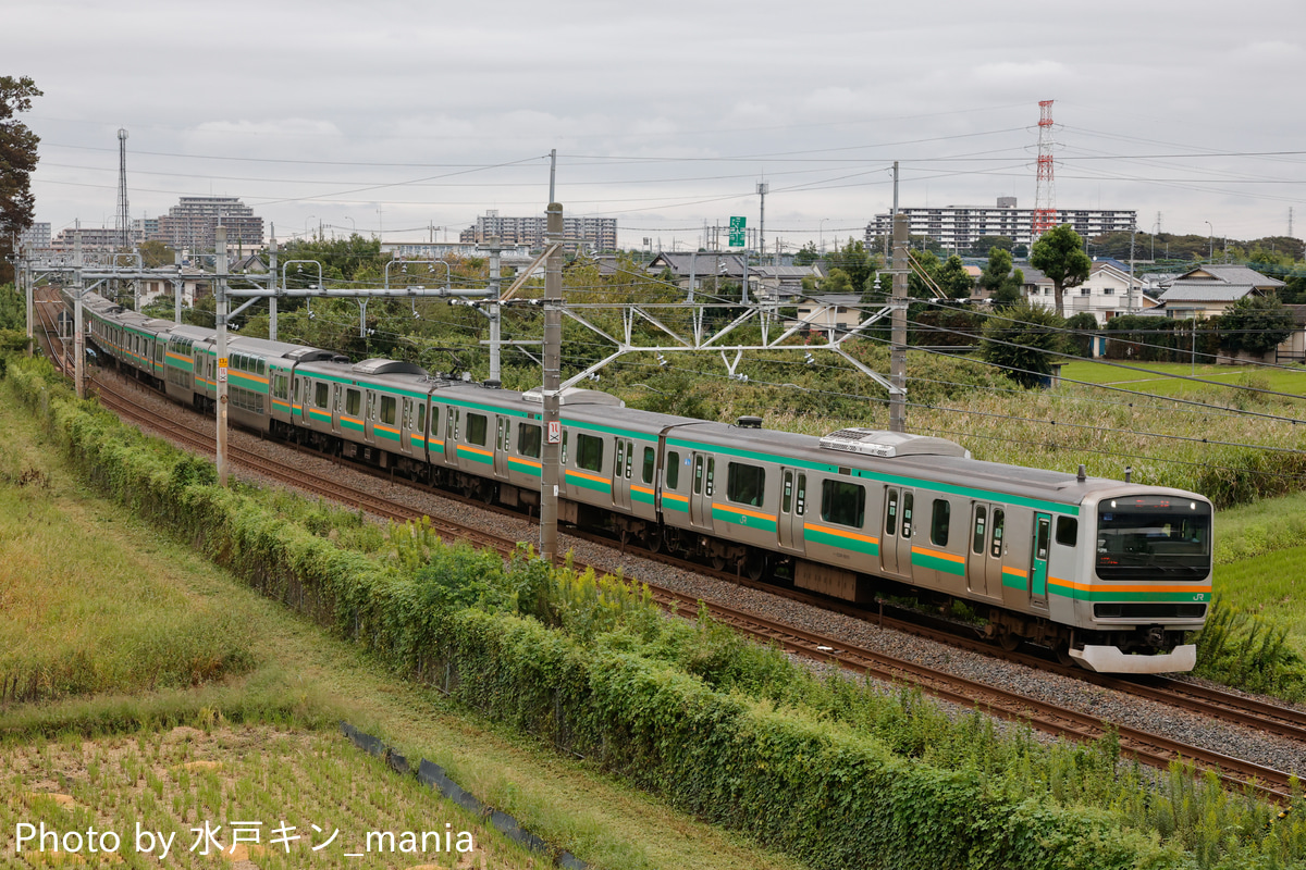 JR東日本 小山車両センター E231系 ヤマU535編成