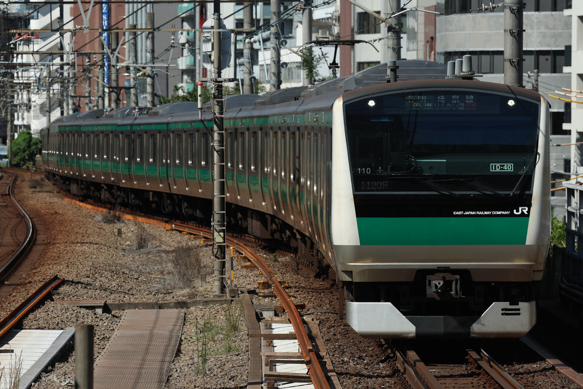 JR東日本 川越車両センター E233系 ハエ110編成