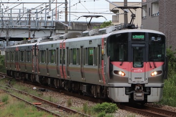 JR西日本227系H2編成を中庄駅で撮影した画像