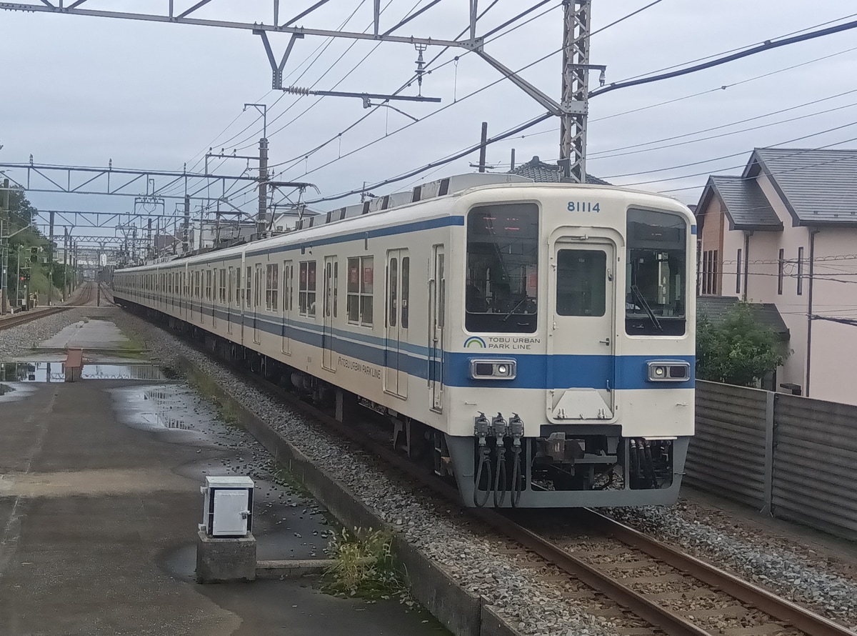 東武鉄道 南栗橋車両管区七光台支所 8000系 81114F